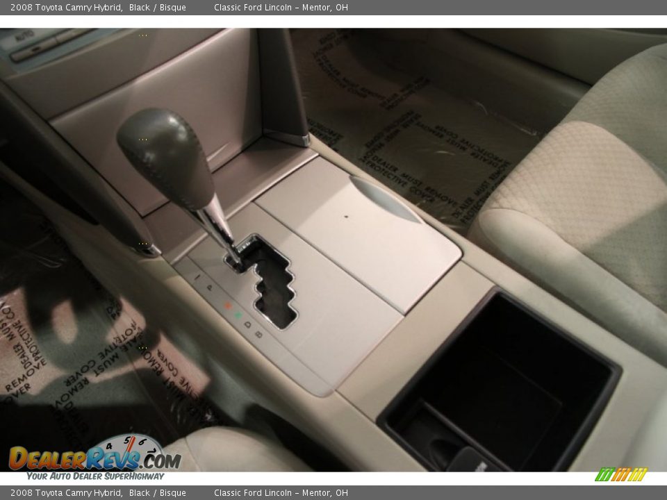 2008 Toyota Camry Hybrid Black / Bisque Photo #9