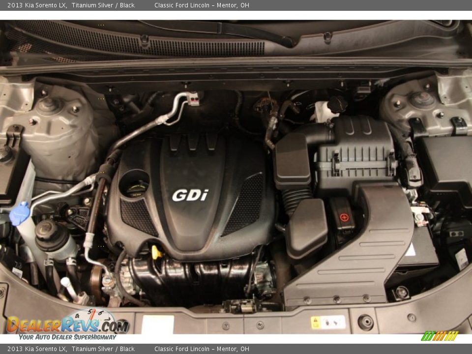 2013 Kia Sorento LX 2.4 Liter DOHC 16-Valve Dual CVVT 4 Cylinder Engine Photo #13