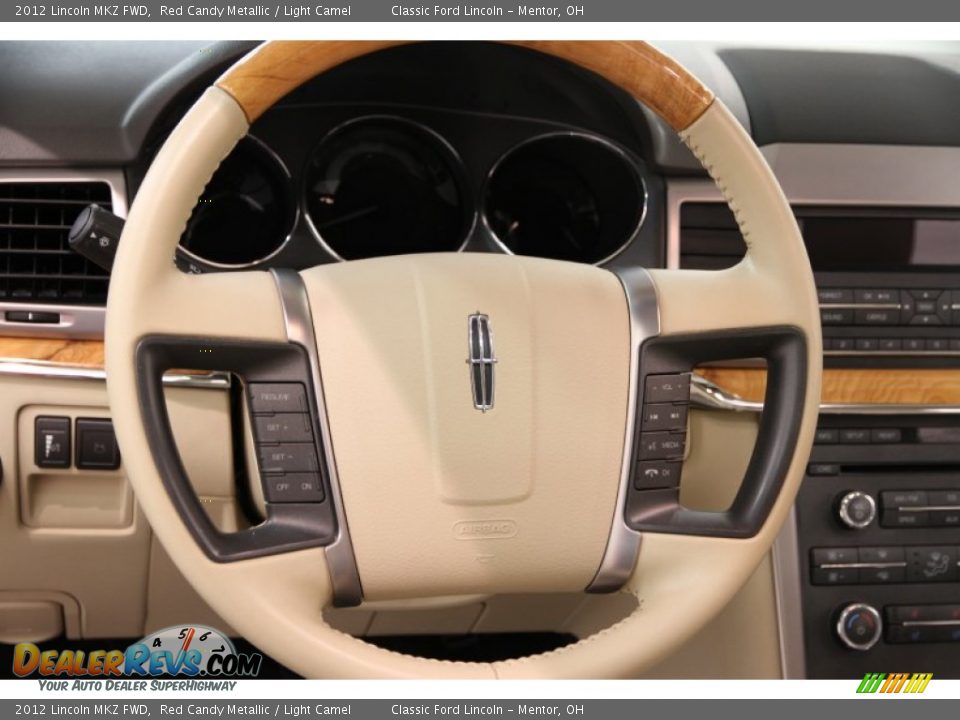 2012 Lincoln MKZ FWD Steering Wheel Photo #7