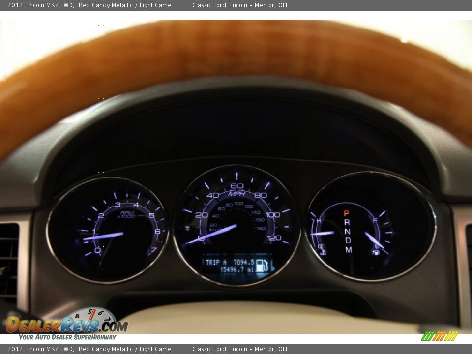 2012 Lincoln MKZ FWD Gauges Photo #8