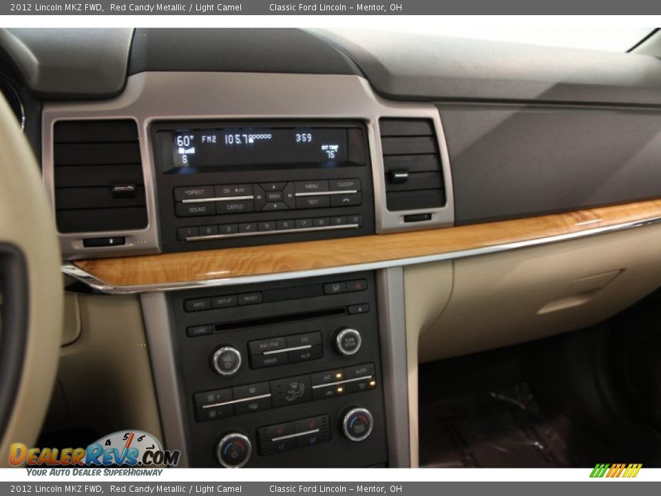 2012 Lincoln MKZ FWD Red Candy Metallic / Light Camel Photo #9
