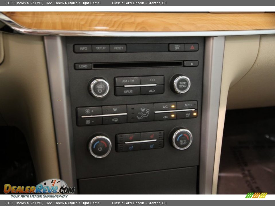 2012 Lincoln MKZ FWD Red Candy Metallic / Light Camel Photo #11