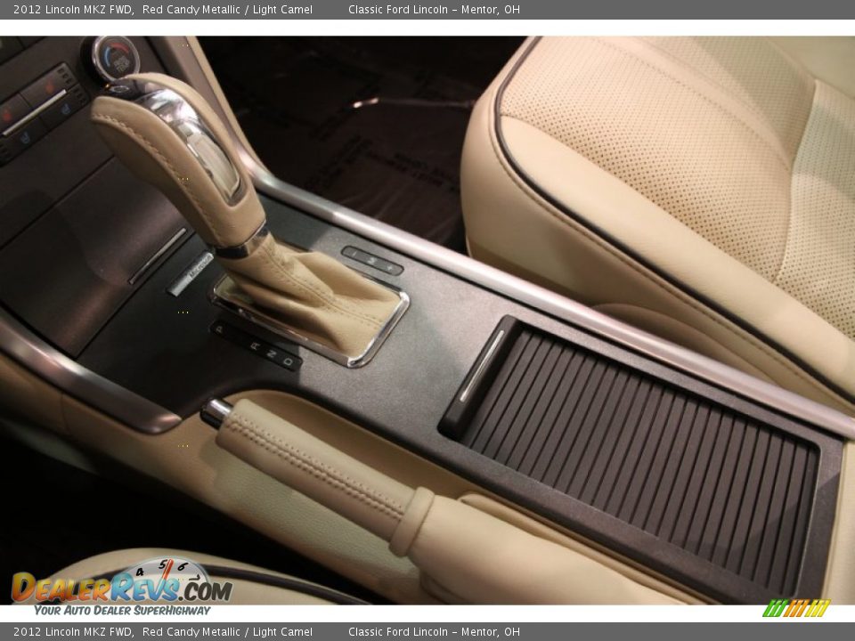 2012 Lincoln MKZ FWD Red Candy Metallic / Light Camel Photo #12