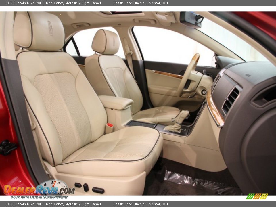 2012 Lincoln MKZ FWD Red Candy Metallic / Light Camel Photo #14