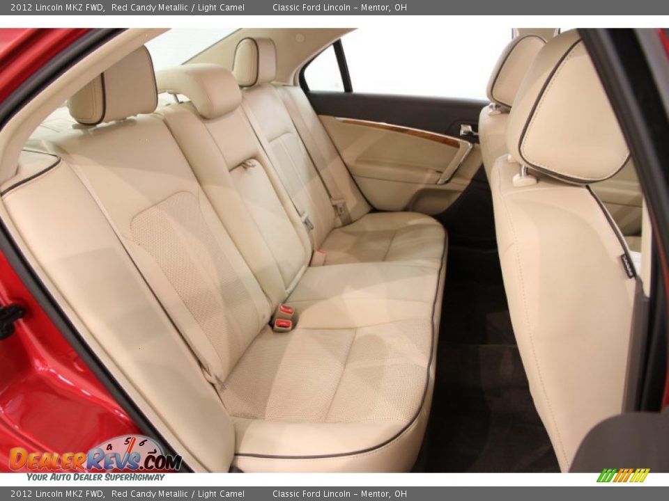 2012 Lincoln MKZ FWD Red Candy Metallic / Light Camel Photo #15