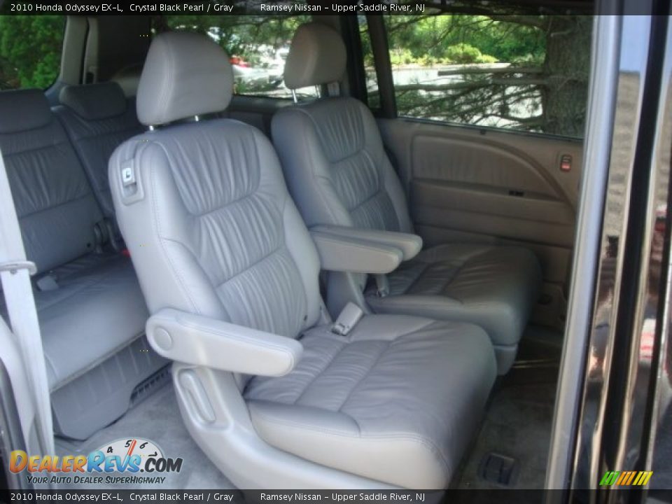 2010 Honda Odyssey EX-L Crystal Black Pearl / Gray Photo #18