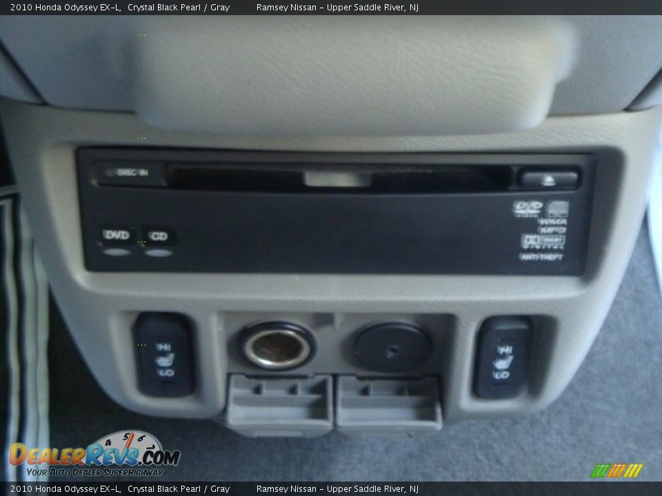 2010 Honda Odyssey EX-L Crystal Black Pearl / Gray Photo #24