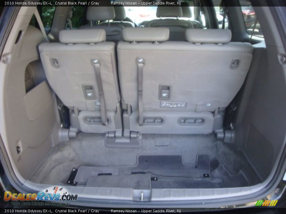 2010 Honda Odyssey EX-L Crystal Black Pearl / Gray Photo #26