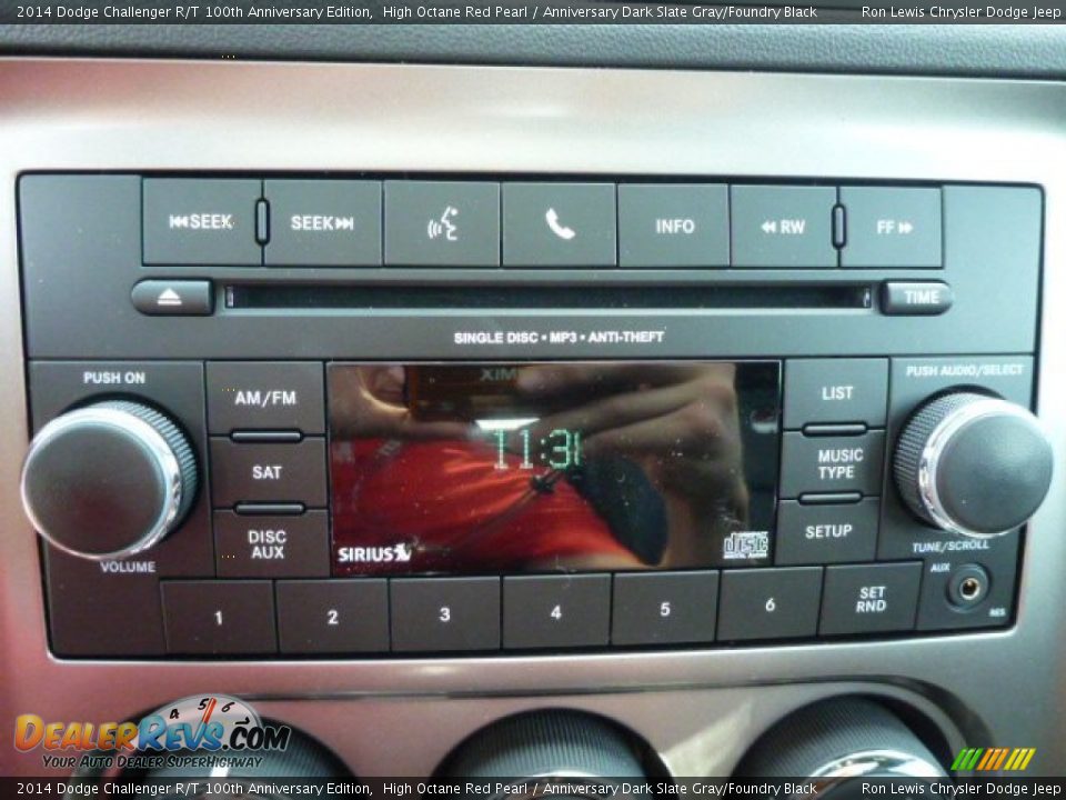 Audio System of 2014 Dodge Challenger R/T 100th Anniversary Edition Photo #18