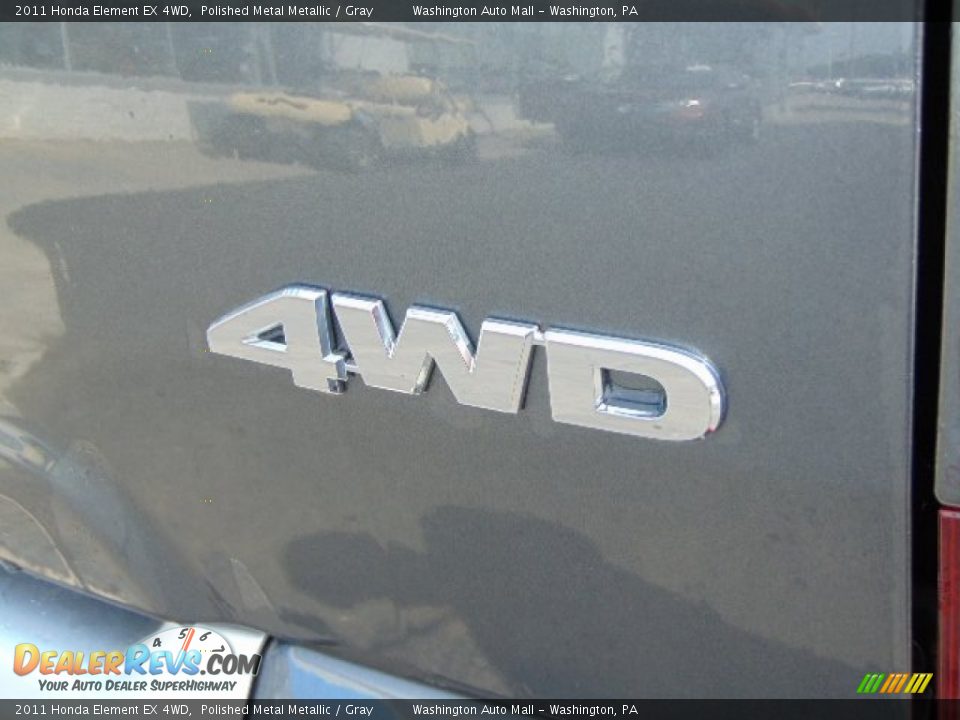 2011 Honda Element EX 4WD Polished Metal Metallic / Gray Photo #11