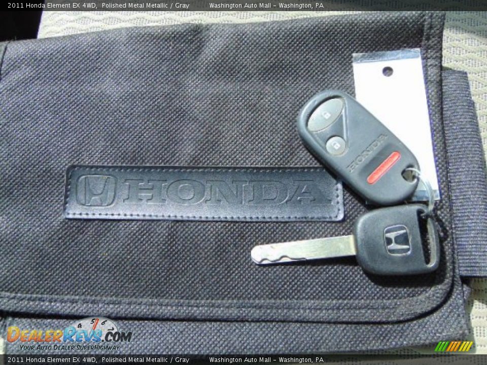 2011 Honda Element EX 4WD Polished Metal Metallic / Gray Photo #18
