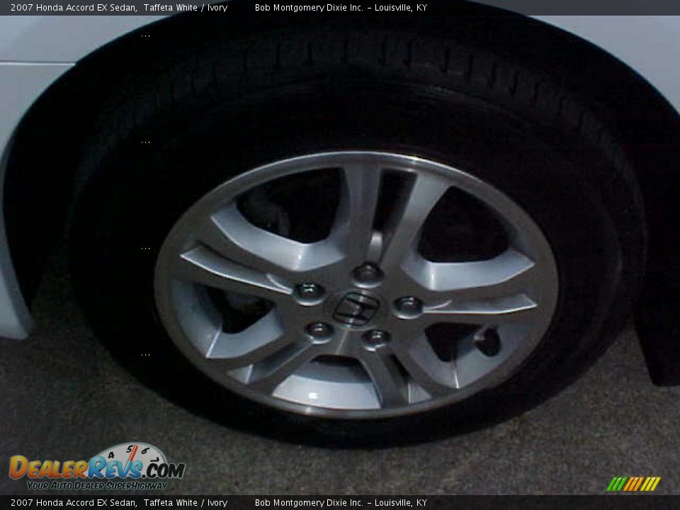 2007 Honda Accord EX Sedan Taffeta White / Ivory Photo #3