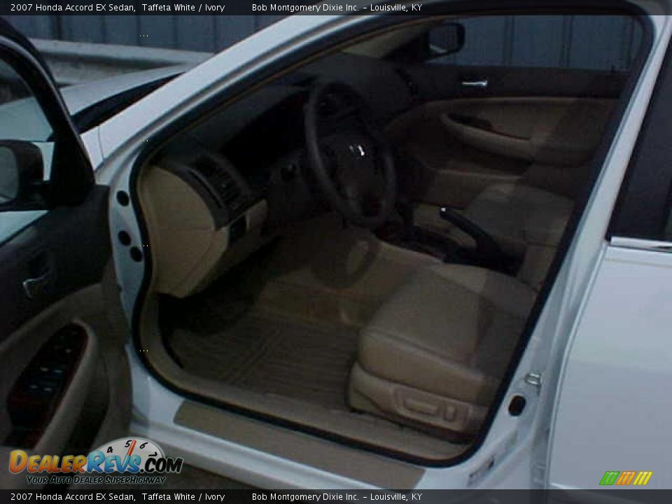 2007 Honda Accord EX Sedan Taffeta White / Ivory Photo #4