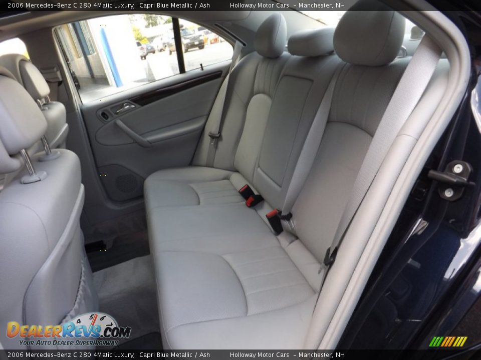 2006 Mercedes-Benz C 280 4Matic Luxury Capri Blue Metallic / Ash Photo #7
