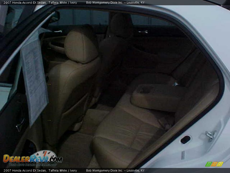 2007 Honda Accord EX Sedan Taffeta White / Ivory Photo #6