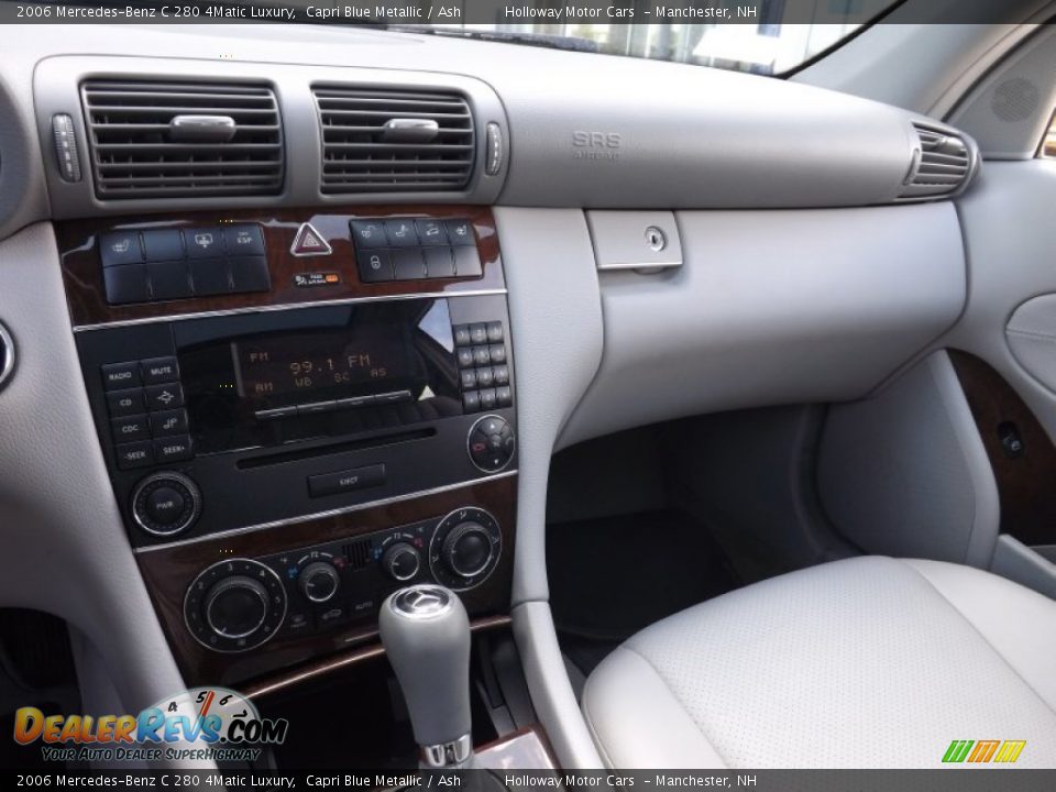 2006 Mercedes-Benz C 280 4Matic Luxury Capri Blue Metallic / Ash Photo #9