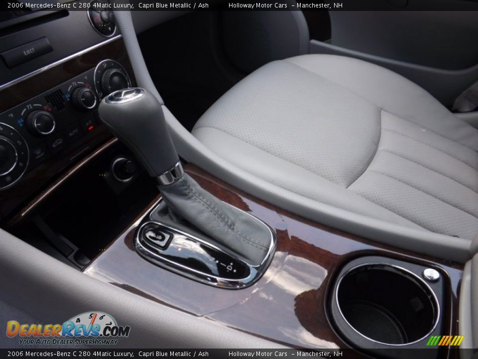 2006 Mercedes-Benz C 280 4Matic Luxury Capri Blue Metallic / Ash Photo #12