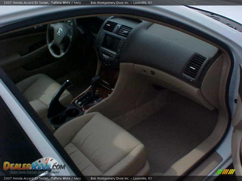 2007 Honda Accord EX Sedan Taffeta White / Ivory Photo #8