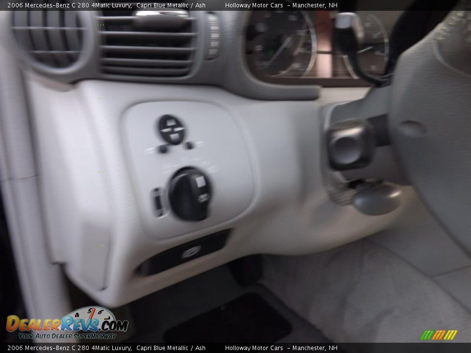 2006 Mercedes-Benz C 280 4Matic Luxury Capri Blue Metallic / Ash Photo #13