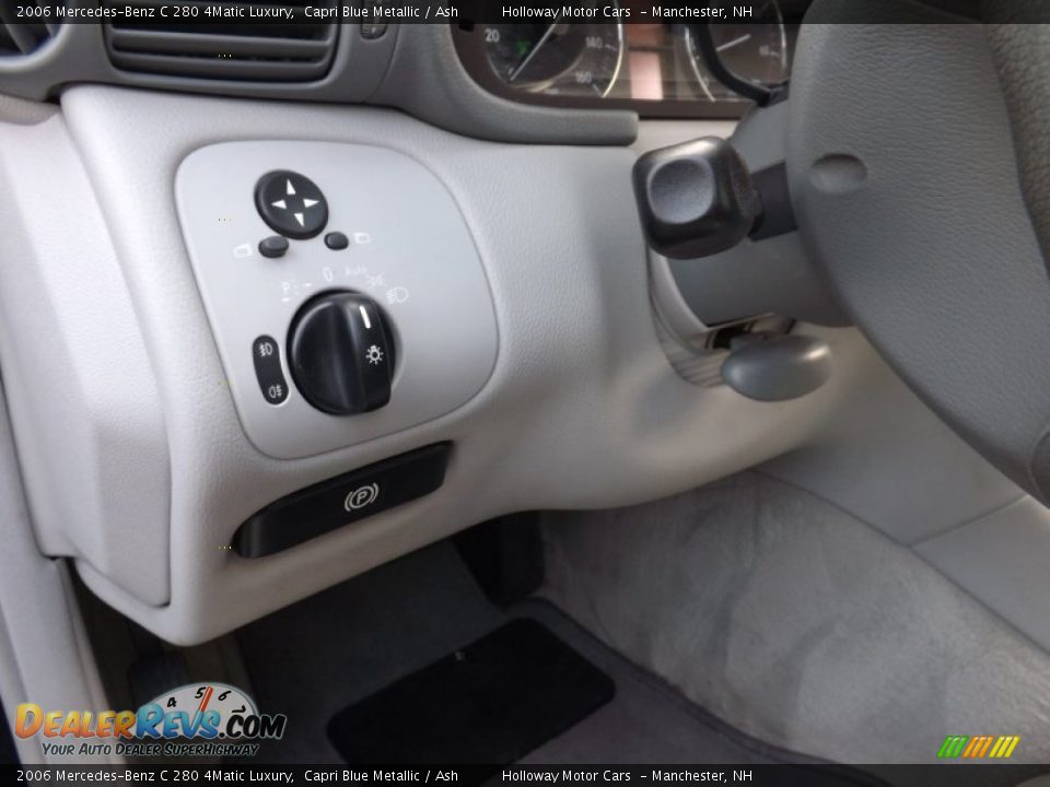 2006 Mercedes-Benz C 280 4Matic Luxury Capri Blue Metallic / Ash Photo #14