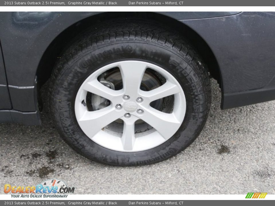 2013 Subaru Outback 2.5i Premium Graphite Gray Metallic / Black Photo #23