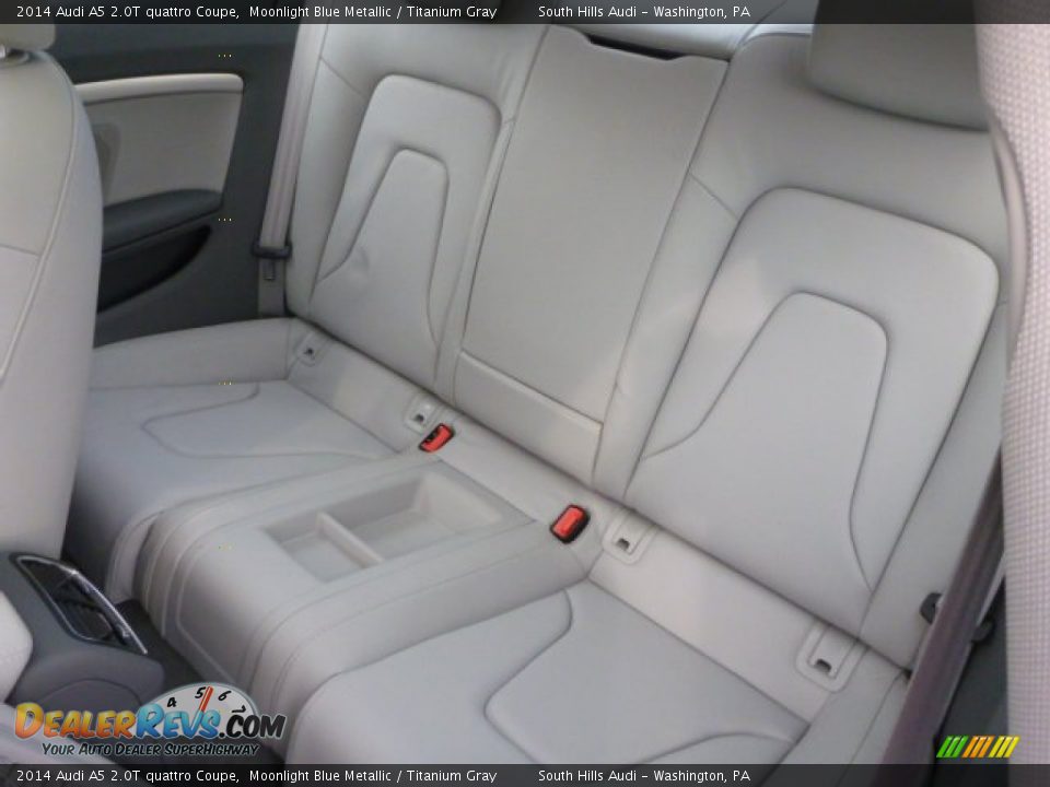 2014 Audi A5 2.0T quattro Coupe Moonlight Blue Metallic / Titanium Gray Photo #9