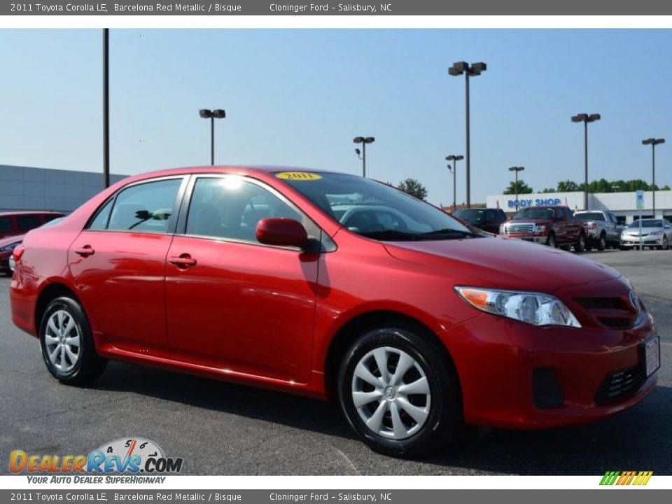 2011 Toyota Corolla LE Barcelona Red Metallic / Bisque Photo #1