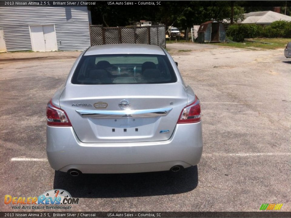 2013 Nissan Altima 2.5 S Brilliant Silver / Charcoal Photo #3