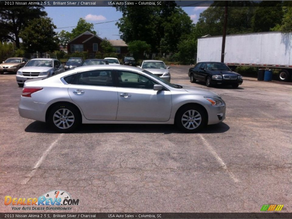 2013 Nissan Altima 2.5 S Brilliant Silver / Charcoal Photo #4