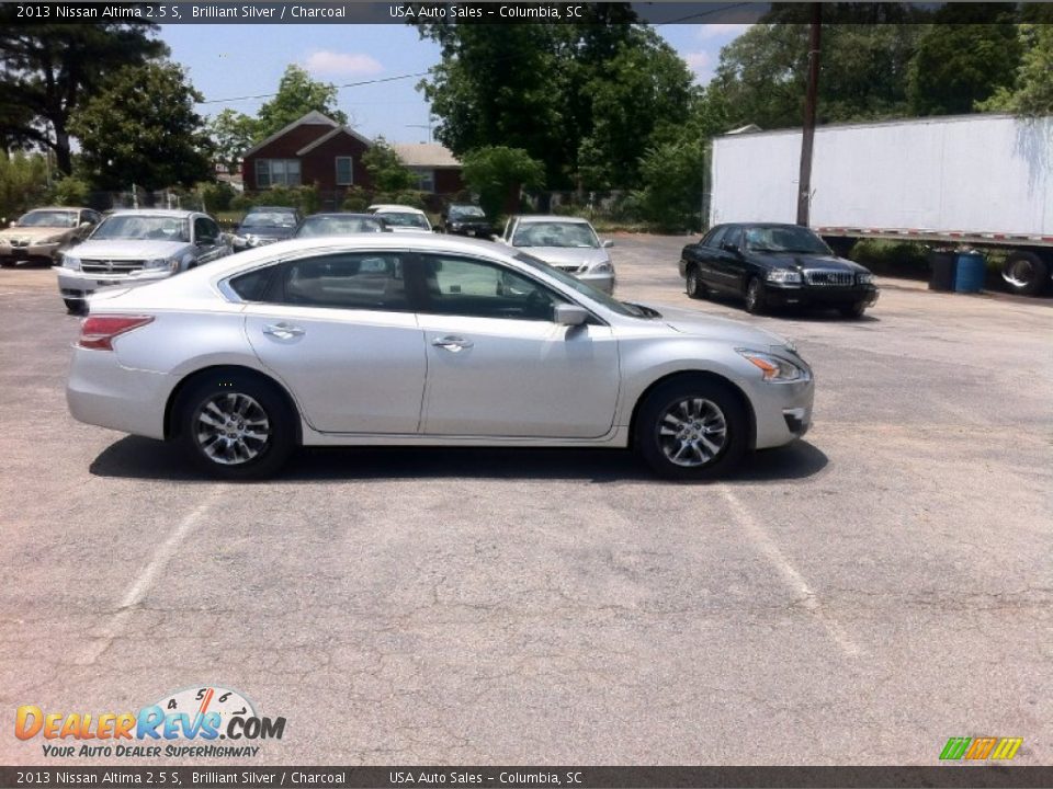 2013 Nissan Altima 2.5 S Brilliant Silver / Charcoal Photo #5