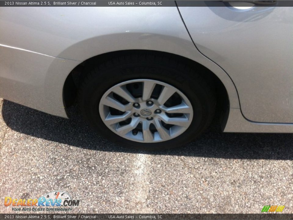 2013 Nissan Altima 2.5 S Brilliant Silver / Charcoal Photo #7