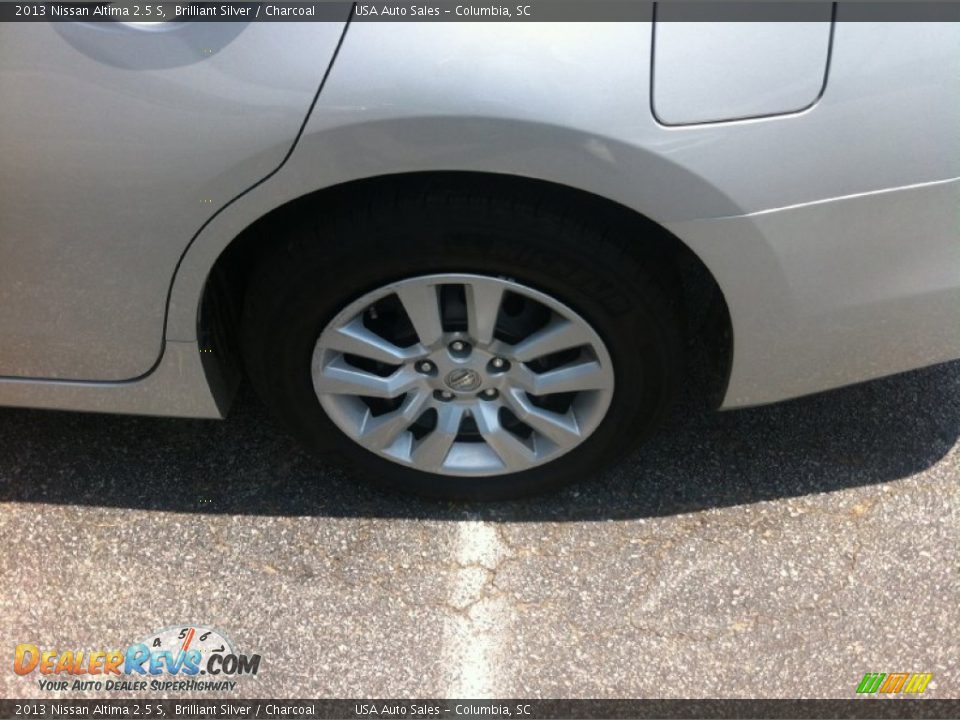 2013 Nissan Altima 2.5 S Brilliant Silver / Charcoal Photo #8