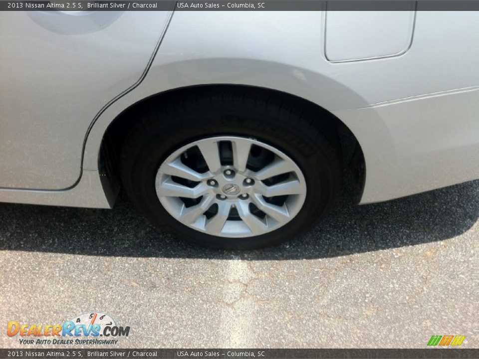 2013 Nissan Altima 2.5 S Brilliant Silver / Charcoal Photo #9