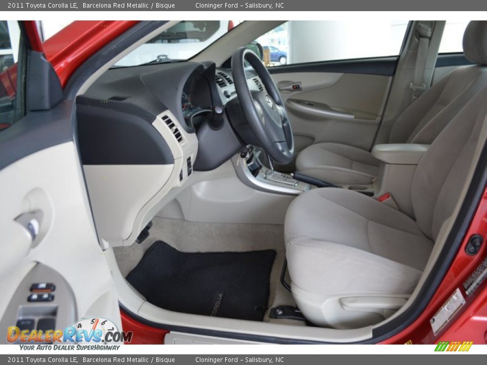 2011 Toyota Corolla LE Barcelona Red Metallic / Bisque Photo #9