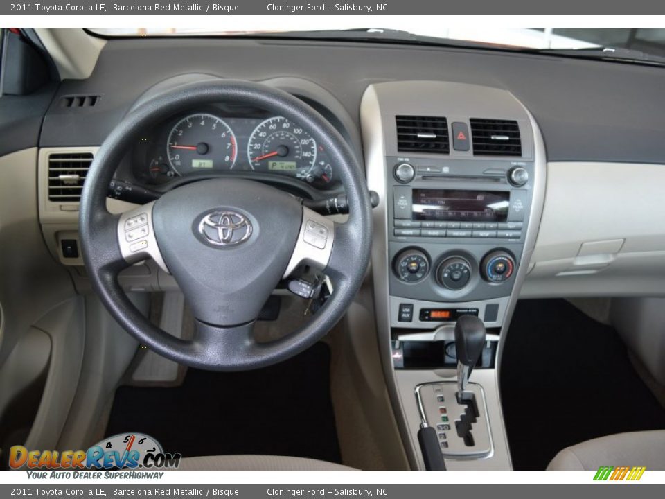 2011 Toyota Corolla LE Barcelona Red Metallic / Bisque Photo #18