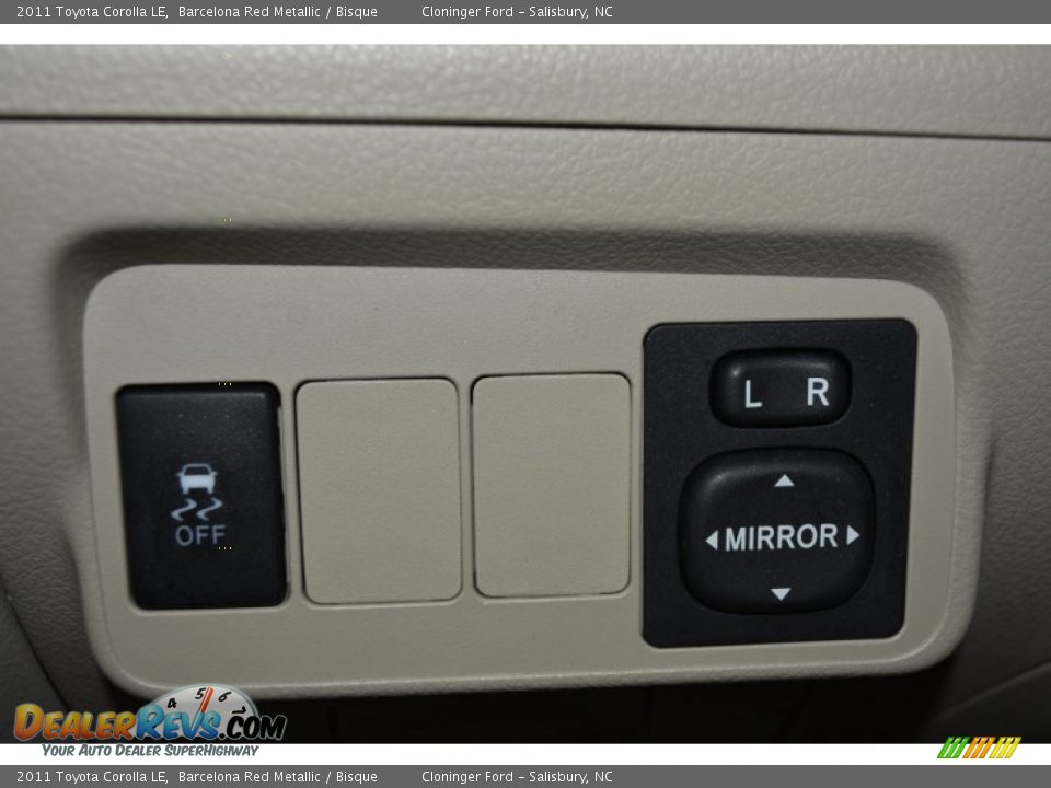 2011 Toyota Corolla LE Barcelona Red Metallic / Bisque Photo #26
