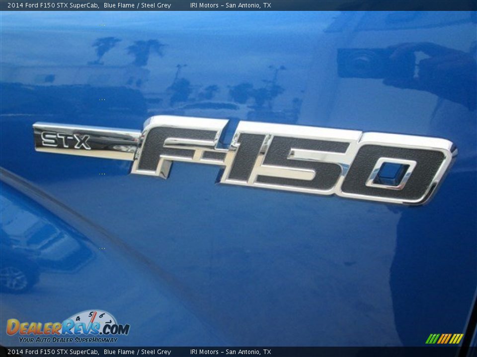 2014 Ford F150 STX SuperCab Blue Flame / Steel Grey Photo #12
