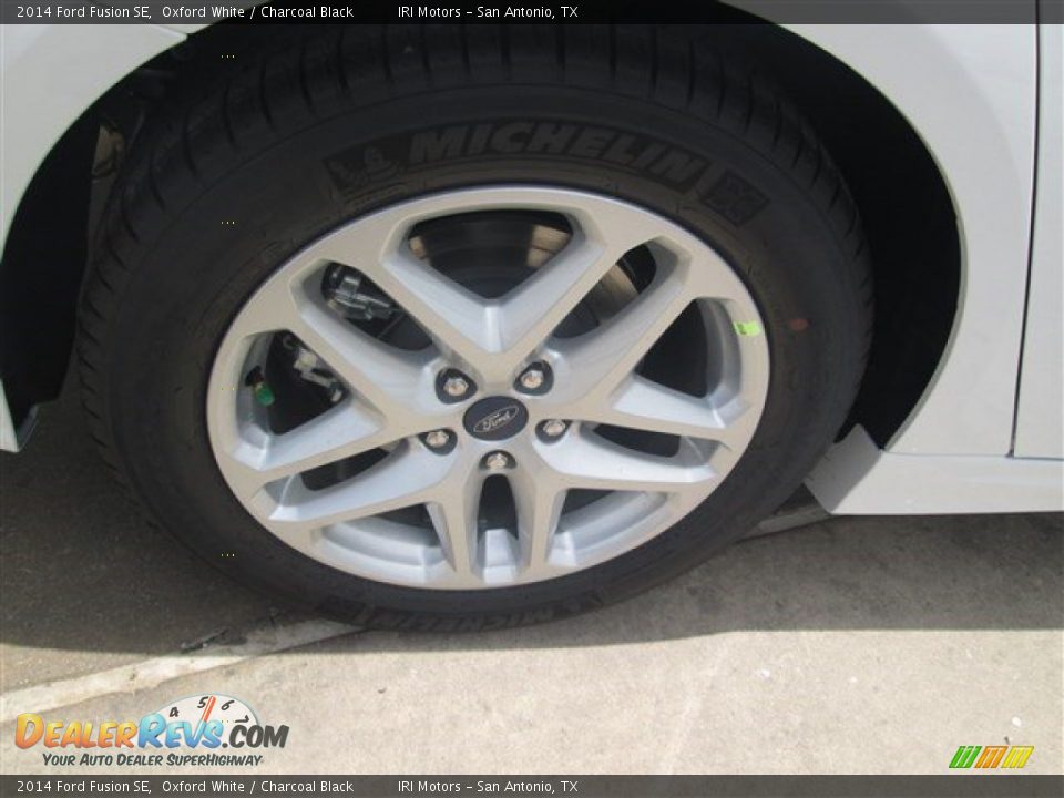 2014 Ford Fusion SE Oxford White / Charcoal Black Photo #9