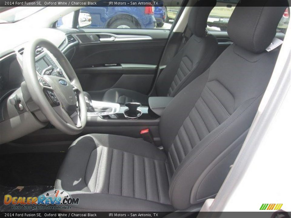 2014 Ford Fusion SE Oxford White / Charcoal Black Photo #10