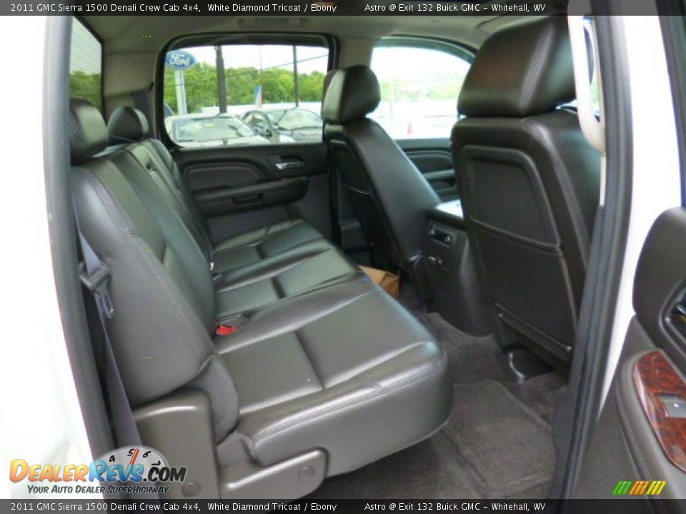 2011 GMC Sierra 1500 Denali Crew Cab 4x4 White Diamond Tricoat / Ebony Photo #11
