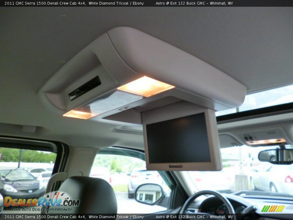 2011 GMC Sierra 1500 Denali Crew Cab 4x4 White Diamond Tricoat / Ebony Photo #12