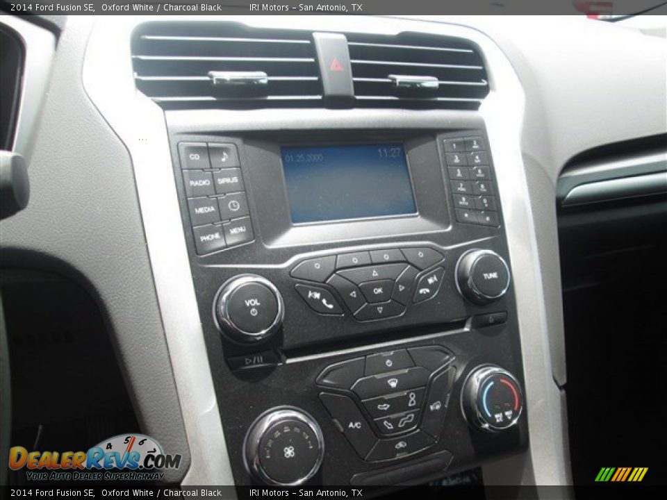 2014 Ford Fusion SE Oxford White / Charcoal Black Photo #12