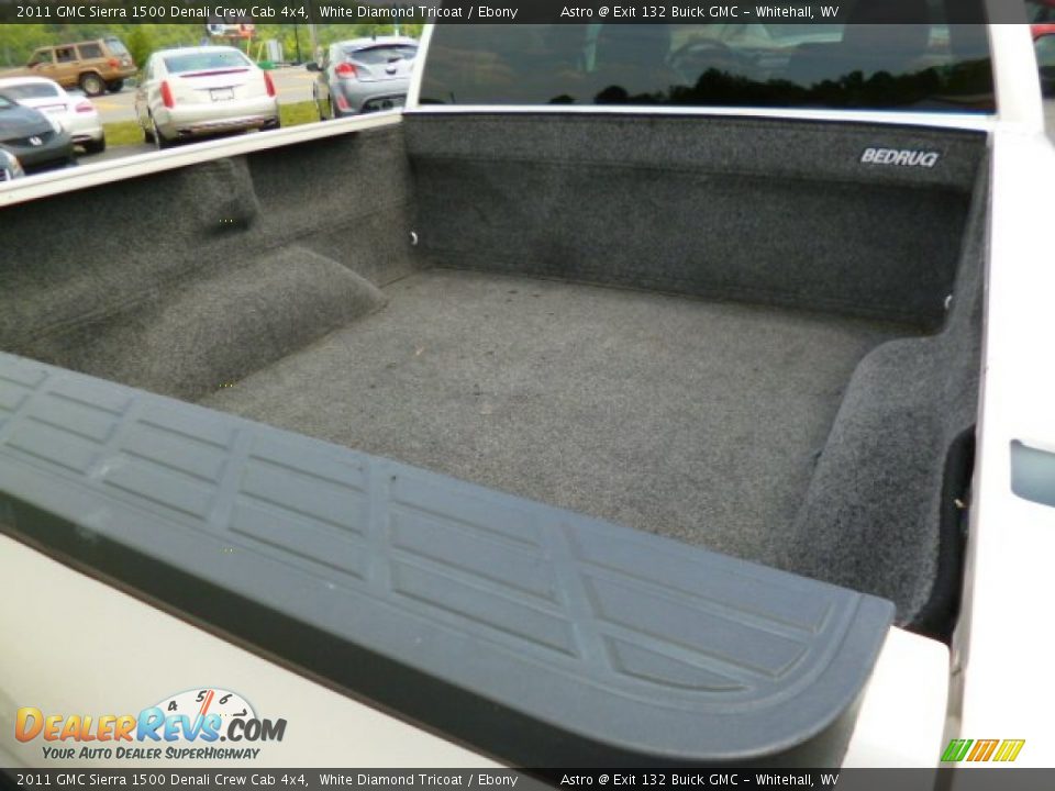 2011 GMC Sierra 1500 Denali Crew Cab 4x4 White Diamond Tricoat / Ebony Photo #13