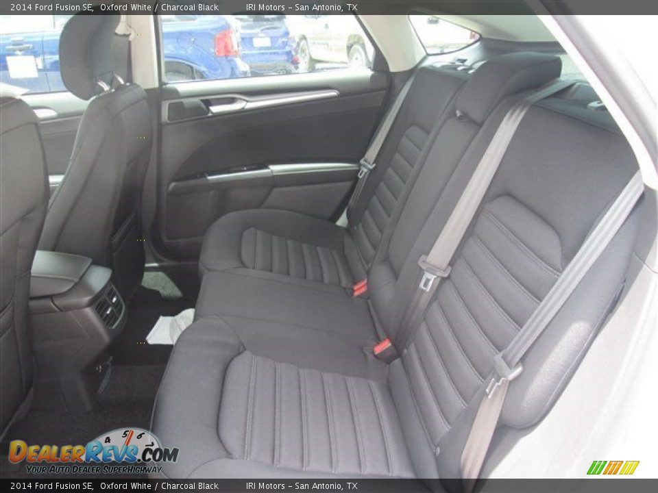 2014 Ford Fusion SE Oxford White / Charcoal Black Photo #13