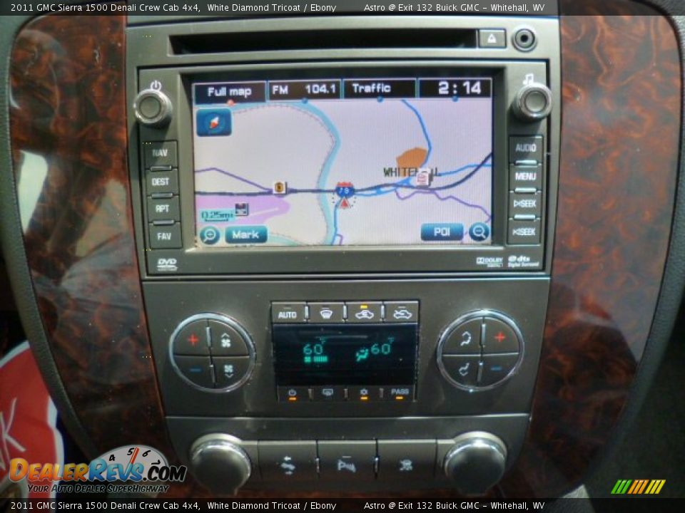 2011 GMC Sierra 1500 Denali Crew Cab 4x4 White Diamond Tricoat / Ebony Photo #18