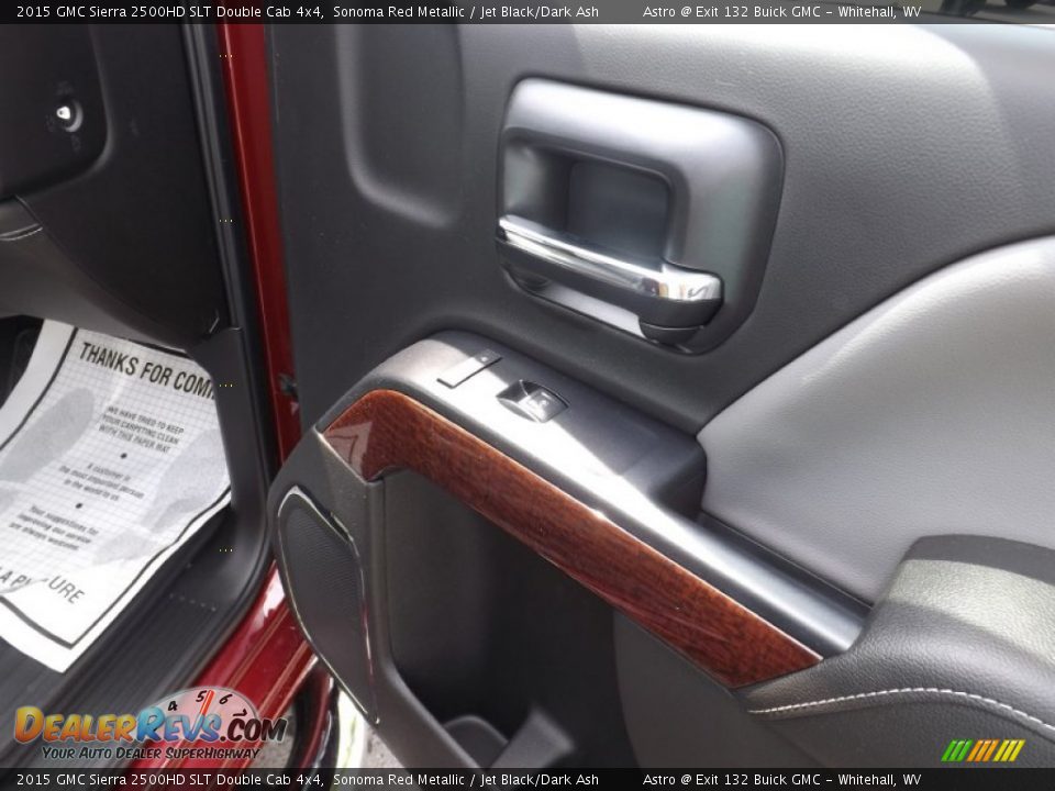 2015 GMC Sierra 2500HD SLT Double Cab 4x4 Sonoma Red Metallic / Jet Black/Dark Ash Photo #8