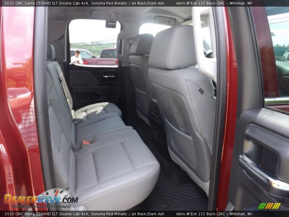 2015 GMC Sierra 2500HD SLT Double Cab 4x4 Sonoma Red Metallic / Jet Black/Dark Ash Photo #9