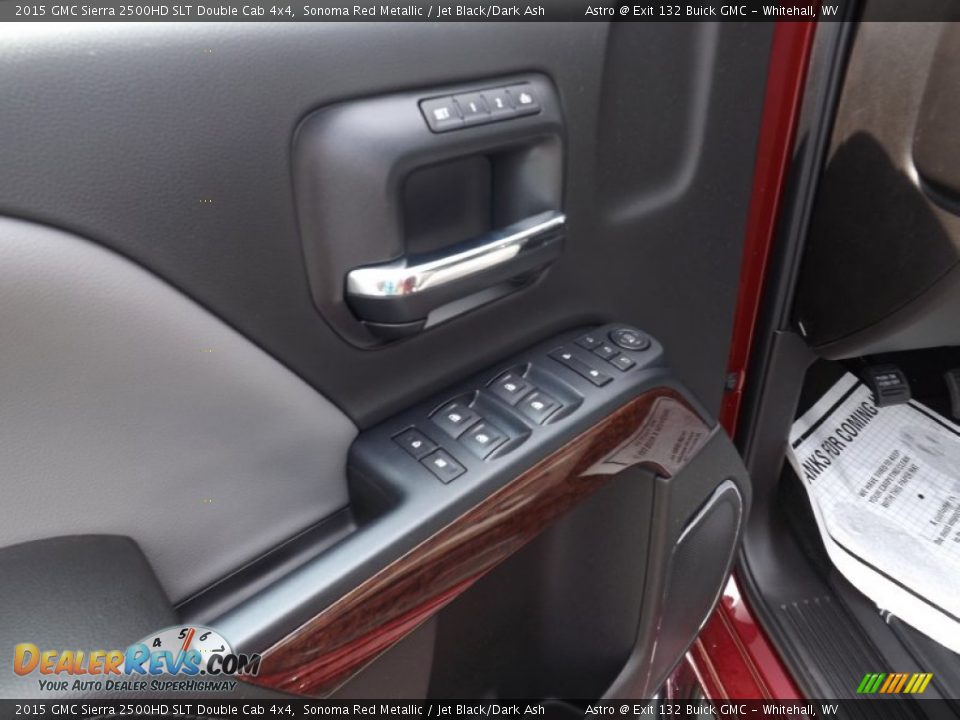 2015 GMC Sierra 2500HD SLT Double Cab 4x4 Sonoma Red Metallic / Jet Black/Dark Ash Photo #11