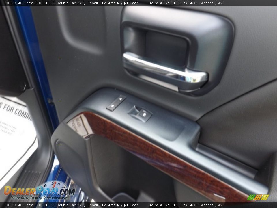 2015 GMC Sierra 2500HD SLE Double Cab 4x4 Cobalt Blue Metallic / Jet Black Photo #7