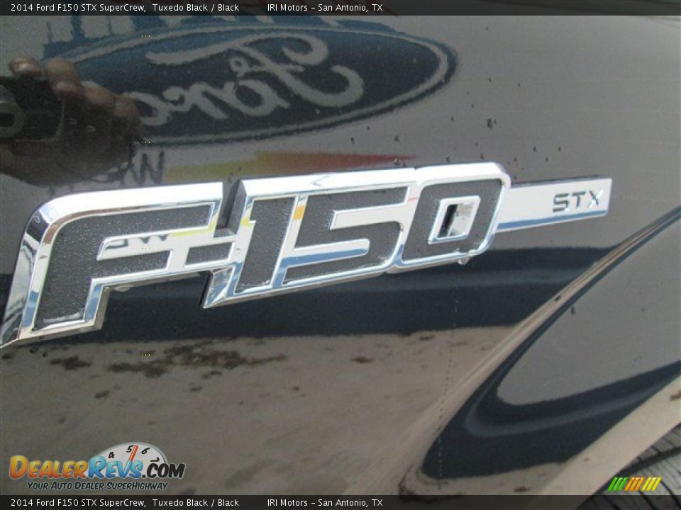 2014 Ford F150 STX SuperCrew Tuxedo Black / Black Photo #7